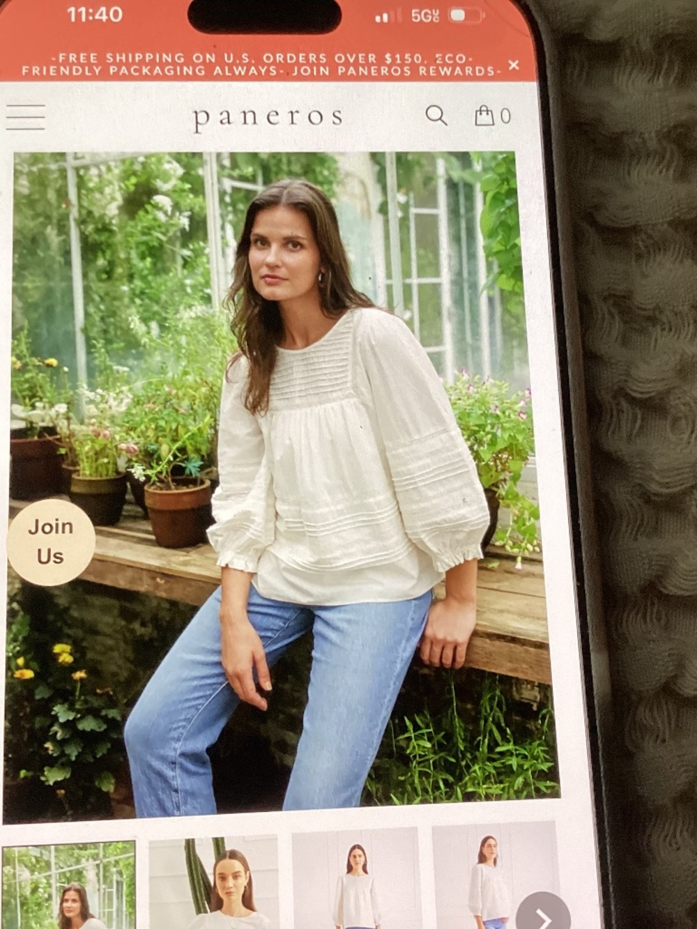 Off White Blouse